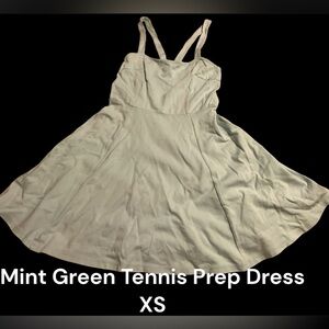Divided H&M XS Mint Green Tennis Prep style strappy stretchy dress nwot